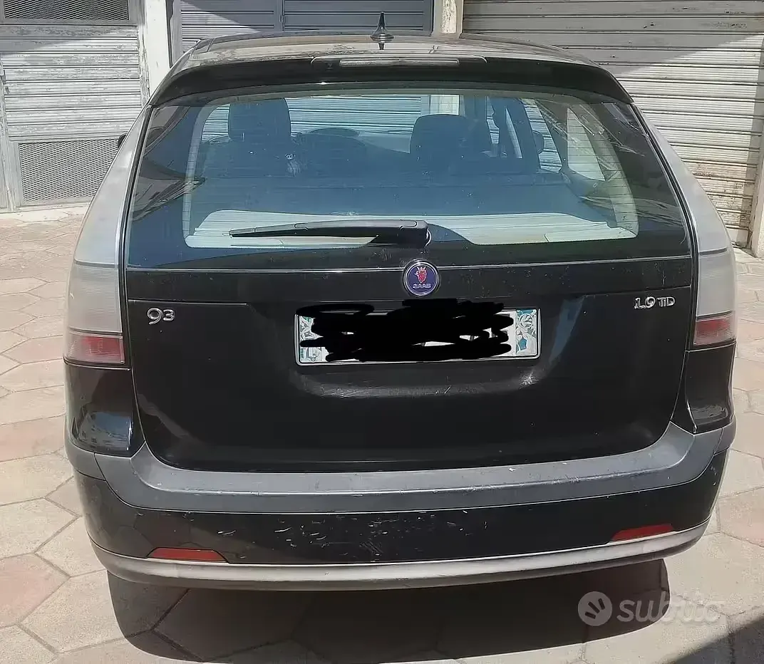 Usata Saab 9-3 131 CV (96 kW) 2007 Nero Station wagon