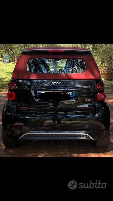 Usata Smart ForTwo Cabrio Passion 54 CV (39 kW) 2014 Nero Cabrio
