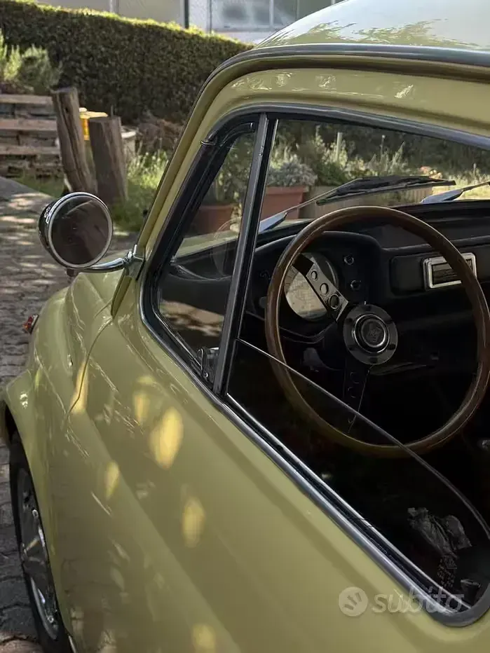 Usata Fiat 500 1970 Giallo Utilitaria