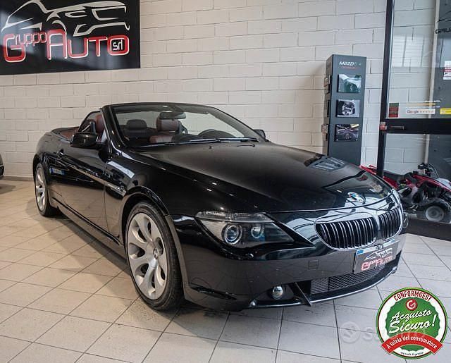 Usata BMW 630 Cabriolet 258 CV (189 kW) 2007 Nero Cabrio