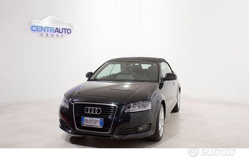 Usata Audi A3 Cabriolet Ambition 105 CV (77 kW) 2008 Nero Cabrio