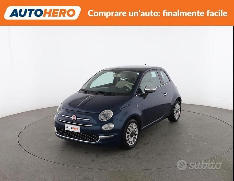 Usata Fiat 500 Lounge 95 CV (69 kW) 2019 Blu Utilitaria