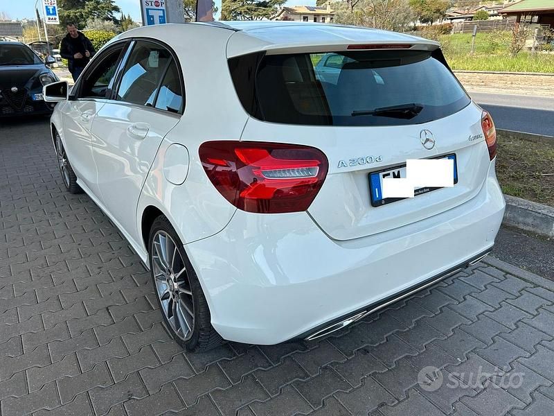 Usata Mercedes A200 Premium 136 CV (100 kW) 2018 Bianco Berlina