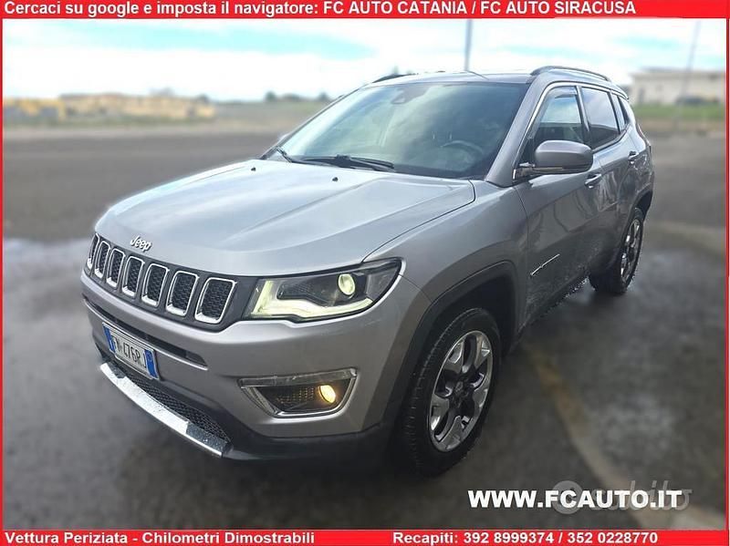 Usata Jeep Compass Limited 140 CV (102 kW) 2018 Grigio SUV