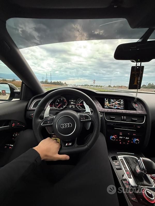 Usata Audi A5 S-Line 245 CV (180 kW) 2015 Bianco Coupé