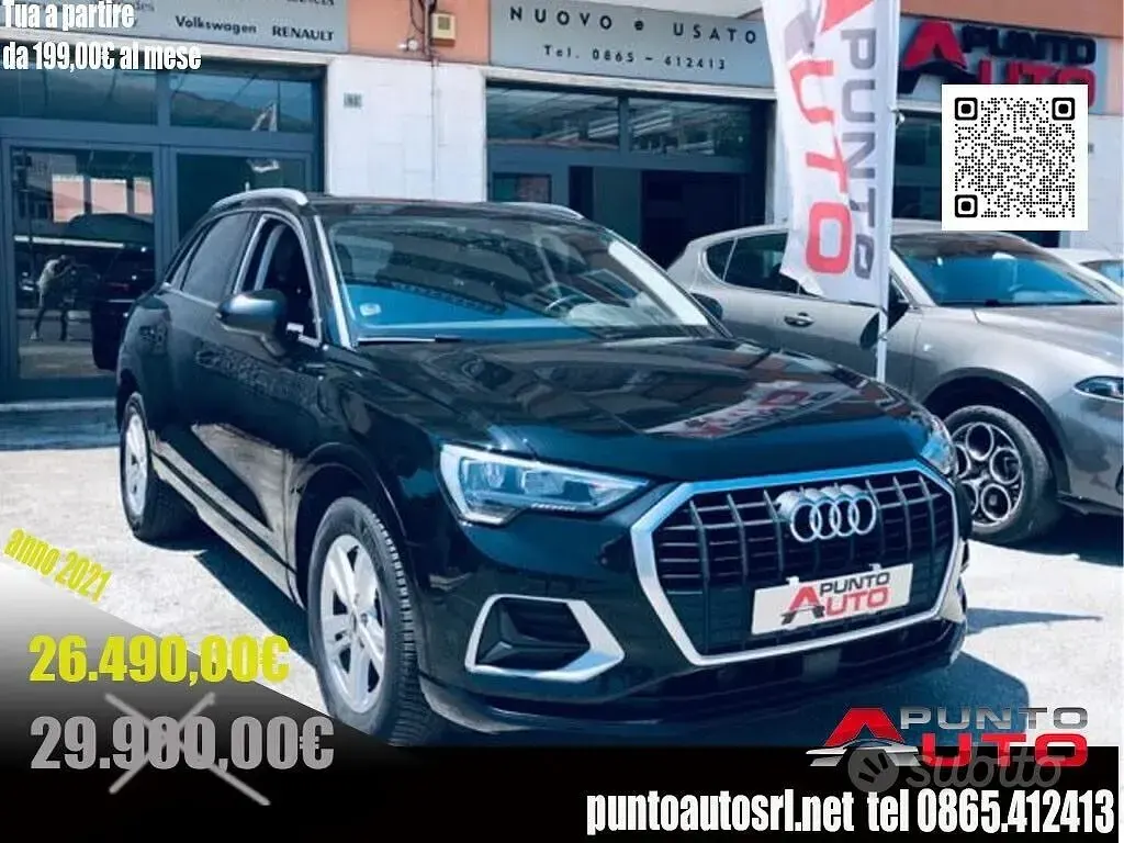 Usata Audi Q3 Business Plus 150 CV (110 kW) 2021 Nero SUV