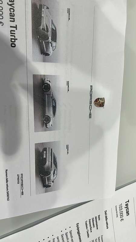 Usata Porsche Taycan Turbo 141 kW (193 CV) 2024 Bianco Berlina