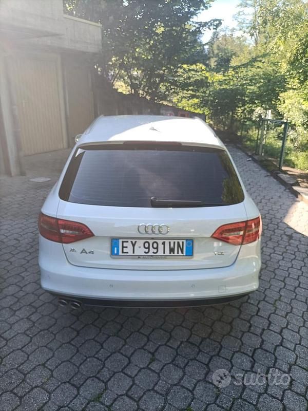 Usata Audi A4 150 CV (110 kW) 2015 Bianco Berlina
