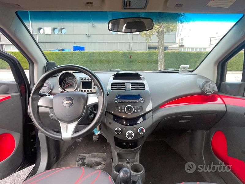 Usata Chevrolet Spark LT 82 CV (60 kW) 2011 Nero Utilitaria