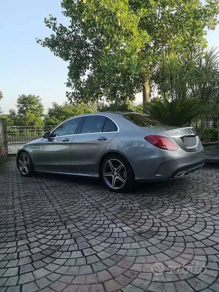 Usata Mercedes C200 Premium Plus 136 CV (100 kW) 2017 Grigio Berlina