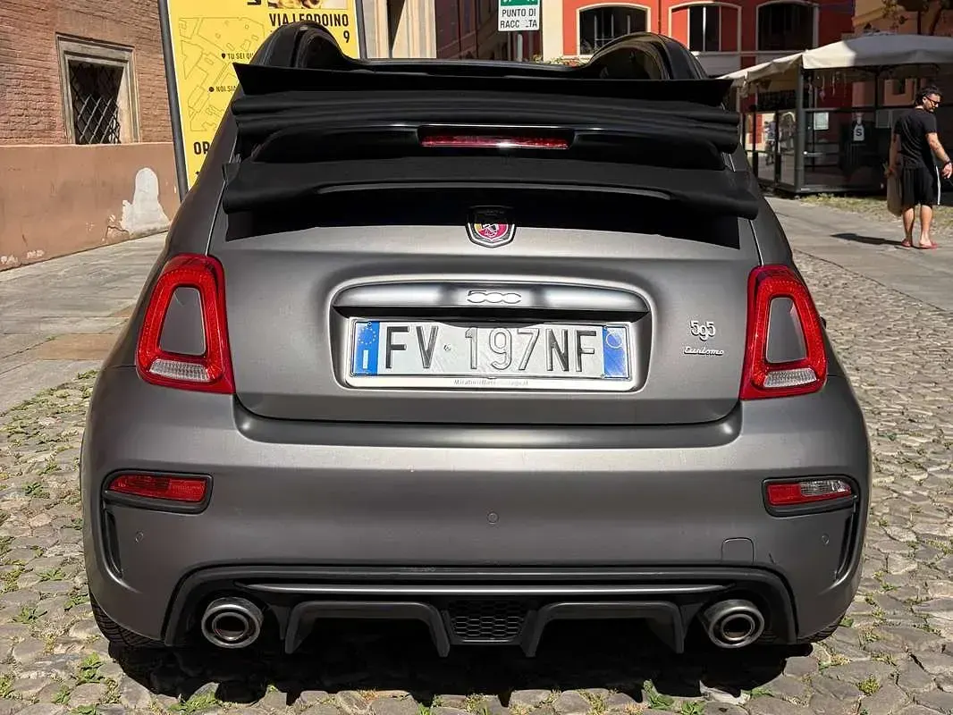 Usata Abarth 595C Turismo 165 CV (121 kW) 2019 Argento Cabrio