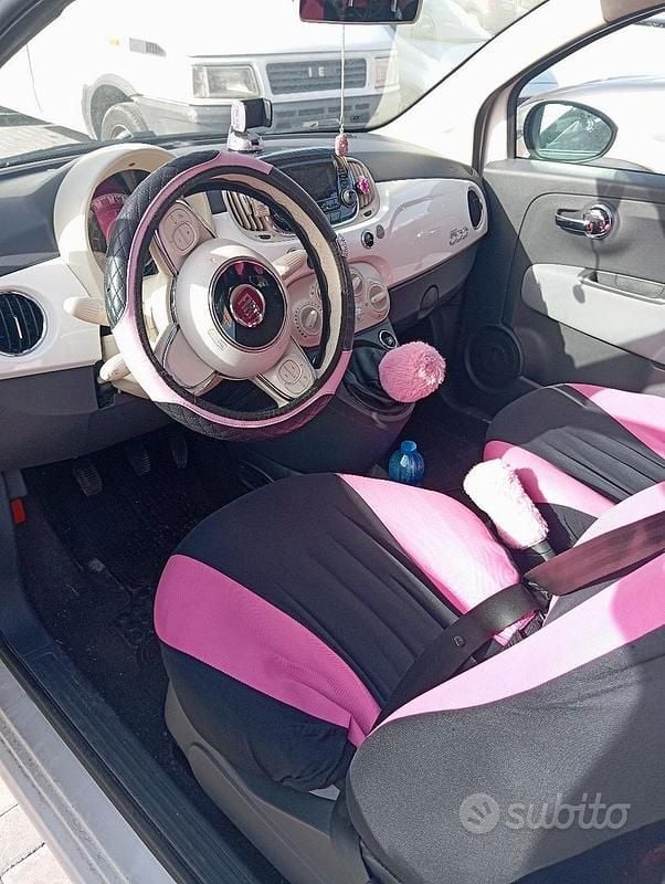 Usata Fiat 500 95 CV (69 kW) 2017 Bianco Berlina