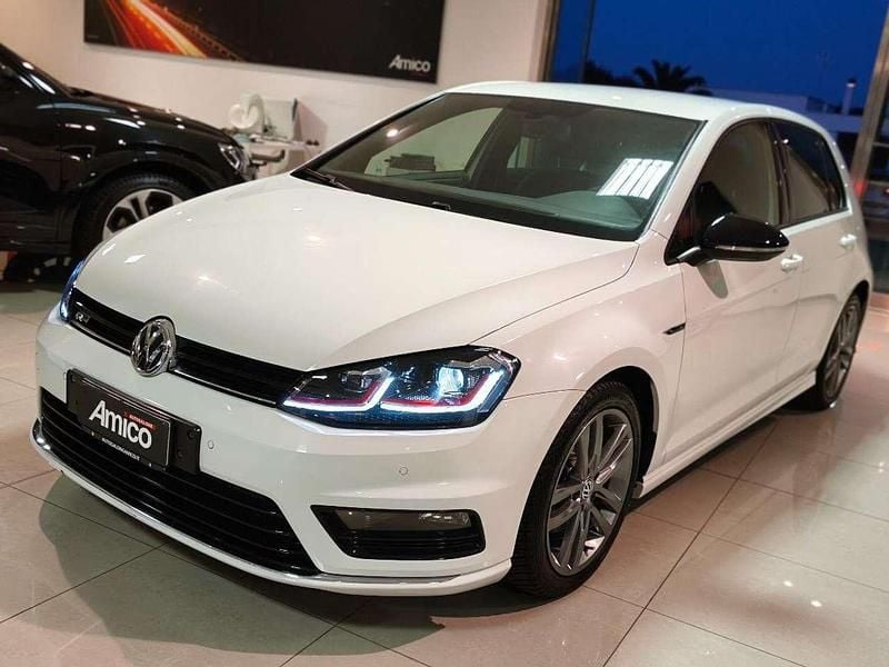 Usata VW Golf VII R-line 110 CV (80 kW) 2016 Bianco Berlina