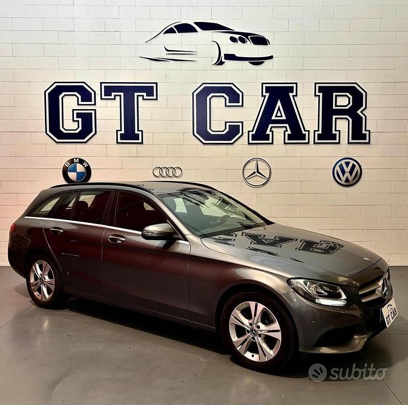 Usata Mercedes C200 Business 136 CV (100 kW) 2017 Grigio Station wagon