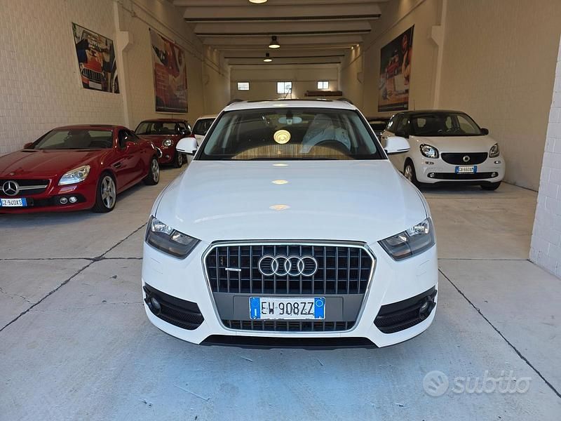 Usata Audi Q3 S-Line 140 CV (102 kW) 2014 Bianco SUV