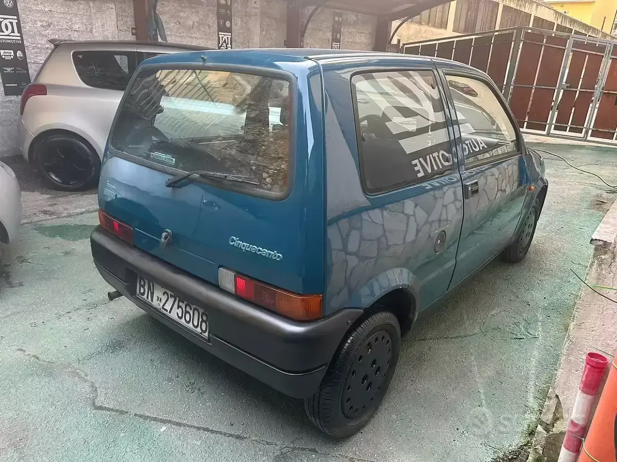 Second-hand Fiat Cinquecento 39 CP (28 kW) 1993 Albastru Hatchback