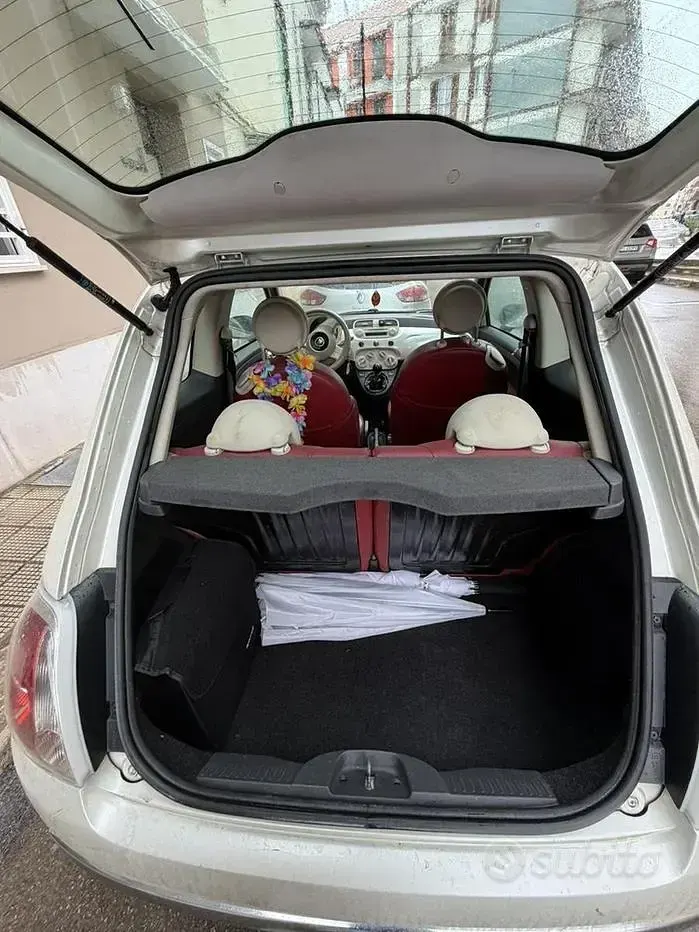 Usata Fiat 500 Lounge 75 CV (55 kW) 2008 Bianco Berlina