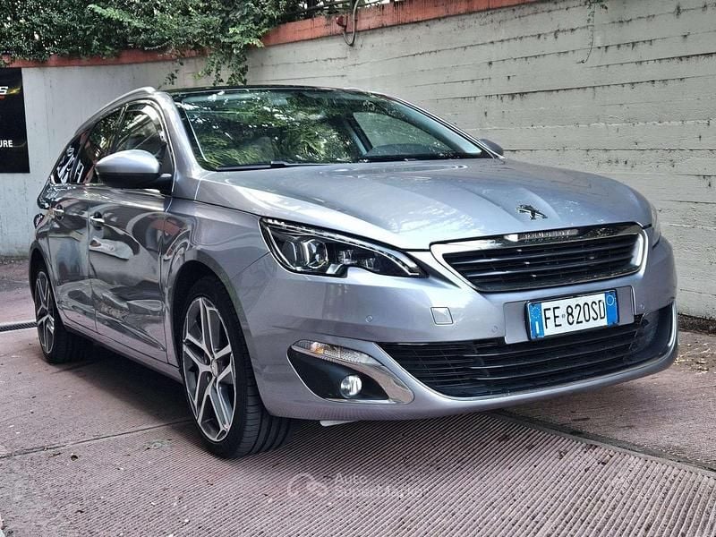 Usata Peugeot 308 SW GT-line 120 CV (88 kW) 2016 Grigio Station wagon