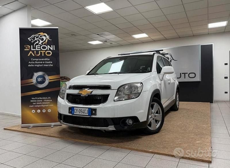 Usata Chevrolet Orlando 163 CV (119 kW) 2013 Bianco Monovolume
