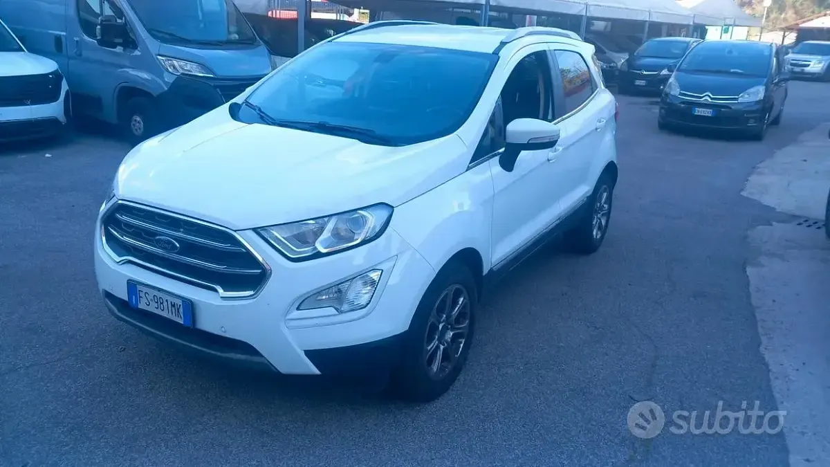 Usata Ford Ecosport ST-Line 99 CV (72 kW) 2018 Bianco SUV