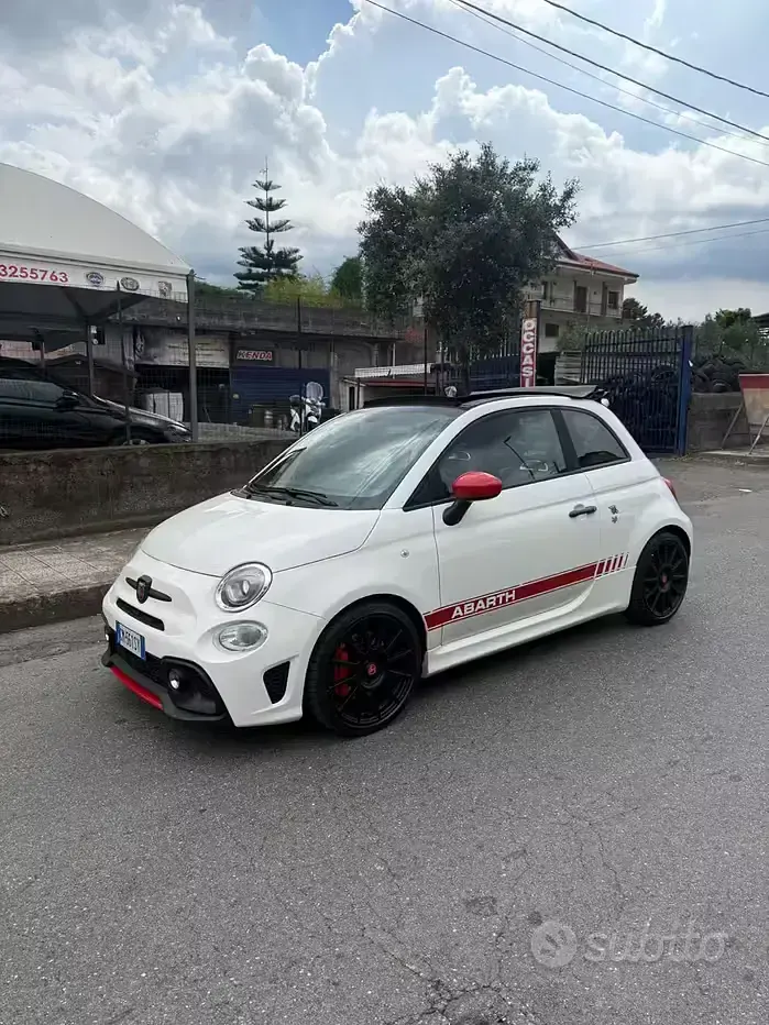 Usata Abarth 595C Competizione 180 CV (132 kW) 2017 Bianco Cabrio