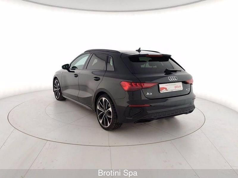 Usata Audi A3 S-Line 200 CV (147 kW) 2022 Nero Berlina