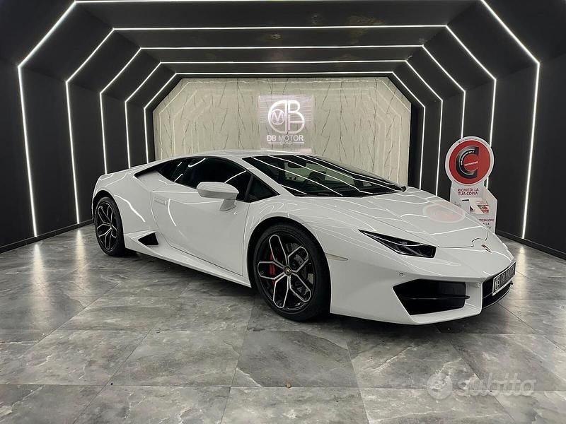 Usata Lamborghini Huracán 580 CV (426 kW) 2017 Bianco Coupé