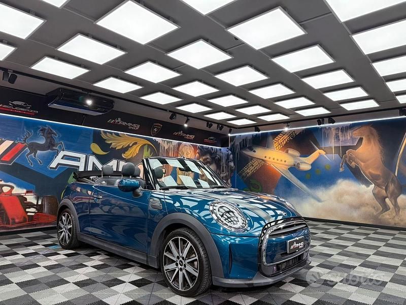 Usata Mini Cooper Cabriolet 136 CV (100 kW) 2021 Blu Cabrio
