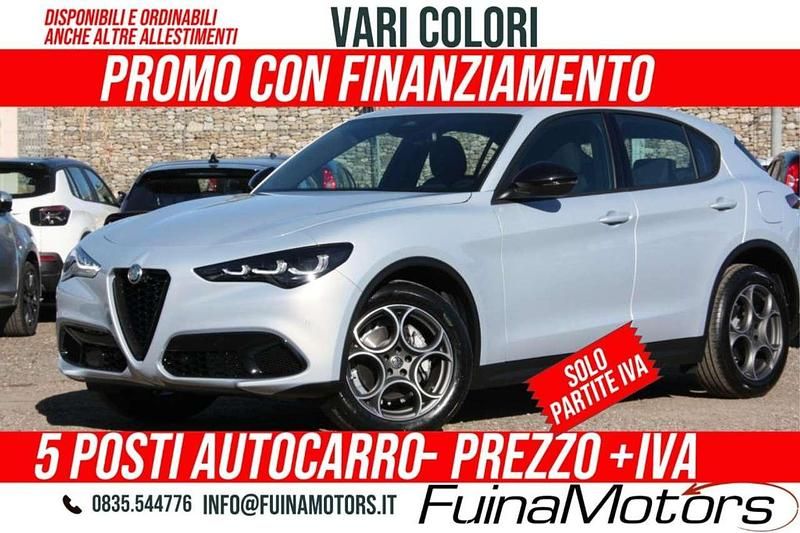 Nuova Alfa Romeo Stelvio Sprint 160 CV (117 kW) 2025 Grigio scuro SUV