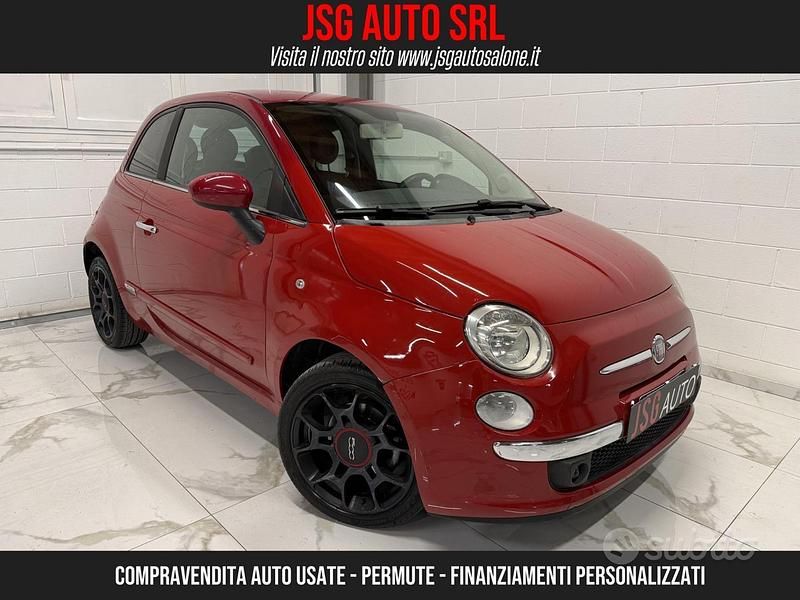 Usata Fiat 500 Sport 101 CV (74 kW) 2009 Rosso Cabrio