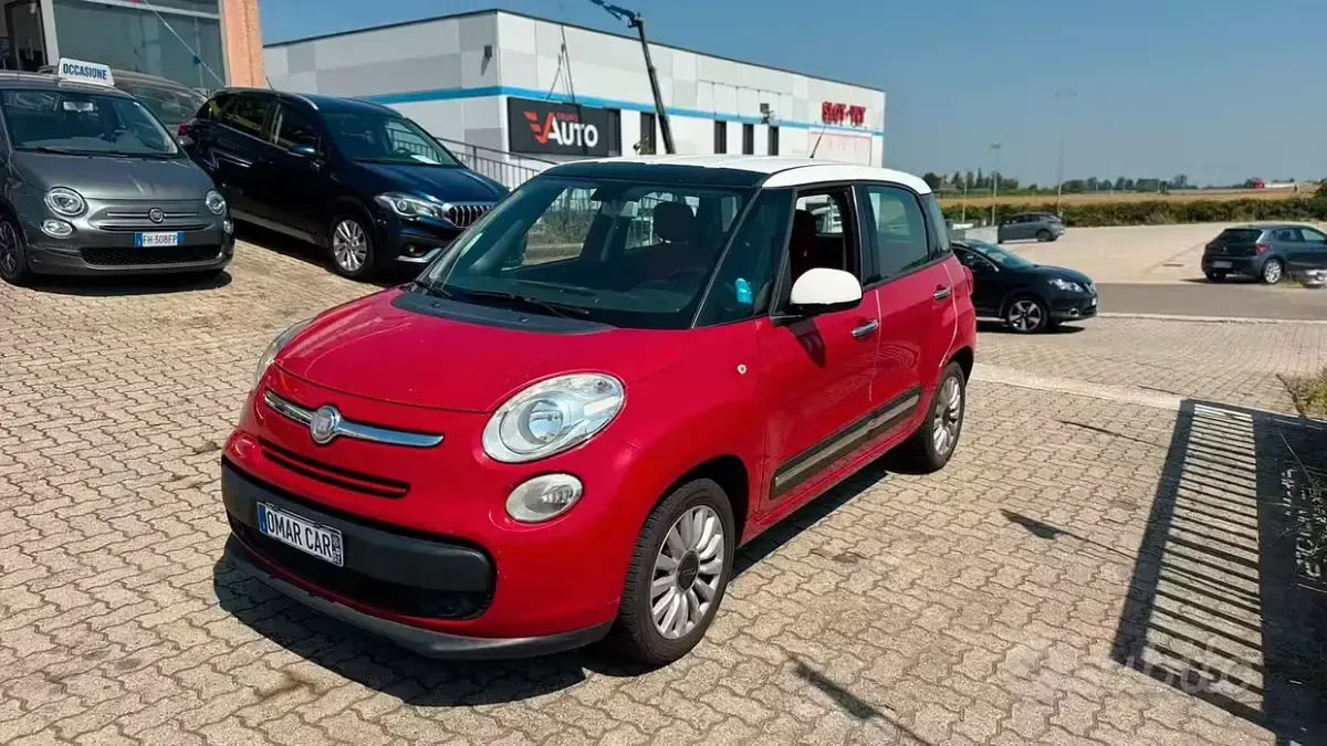 Usata Fiat 500L 85 CV (62 kW) 2012 Rosso Monovolume