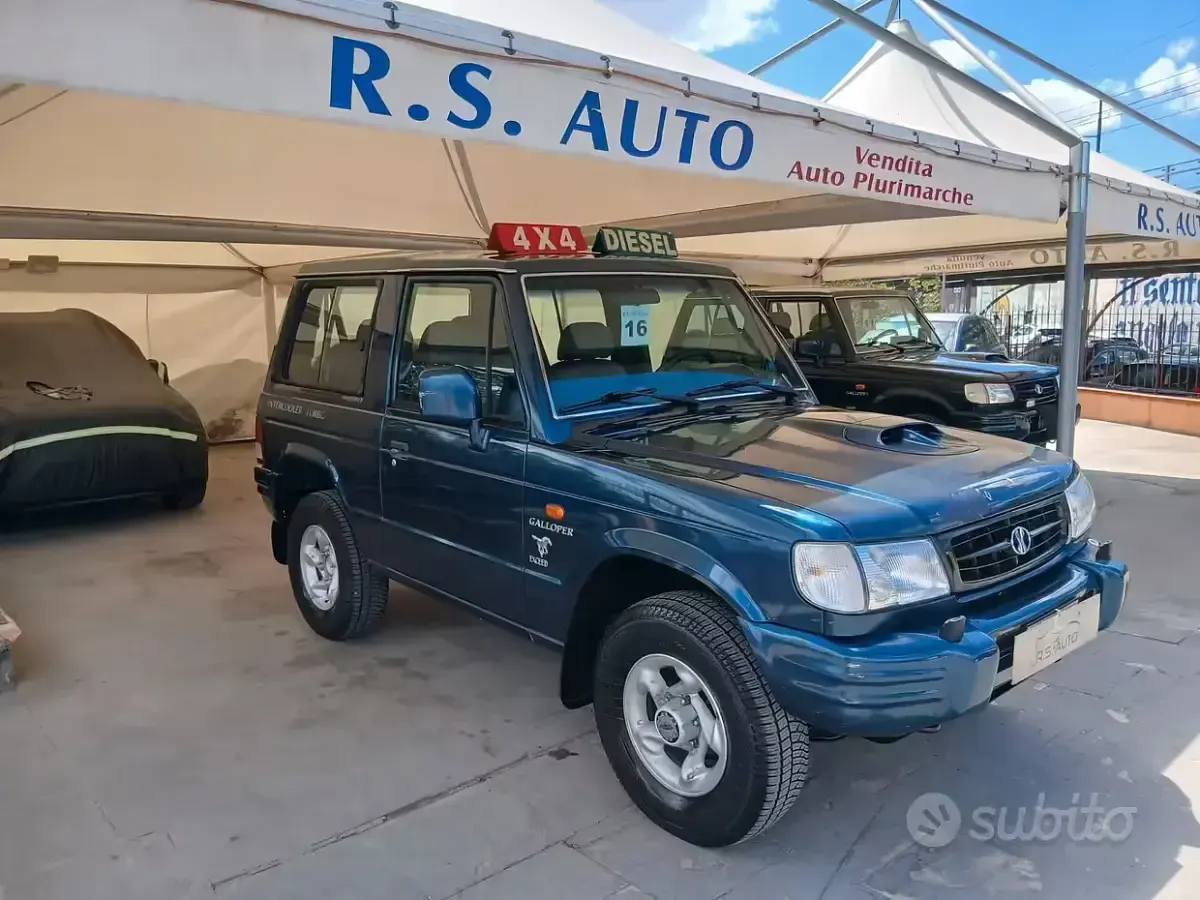 Usata Hyundai Galloper Comfort 100 CV (73 kW) 1998 Blu SUV
