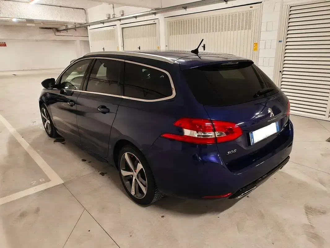 Usata Peugeot 308 SW GT-line 120 CV (88 kW) 2016 Blu/azzurro Station wagon