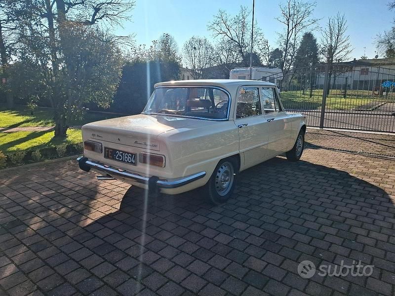 Usata Alfa Romeo Giulia Super 1970 Bianco Berlina