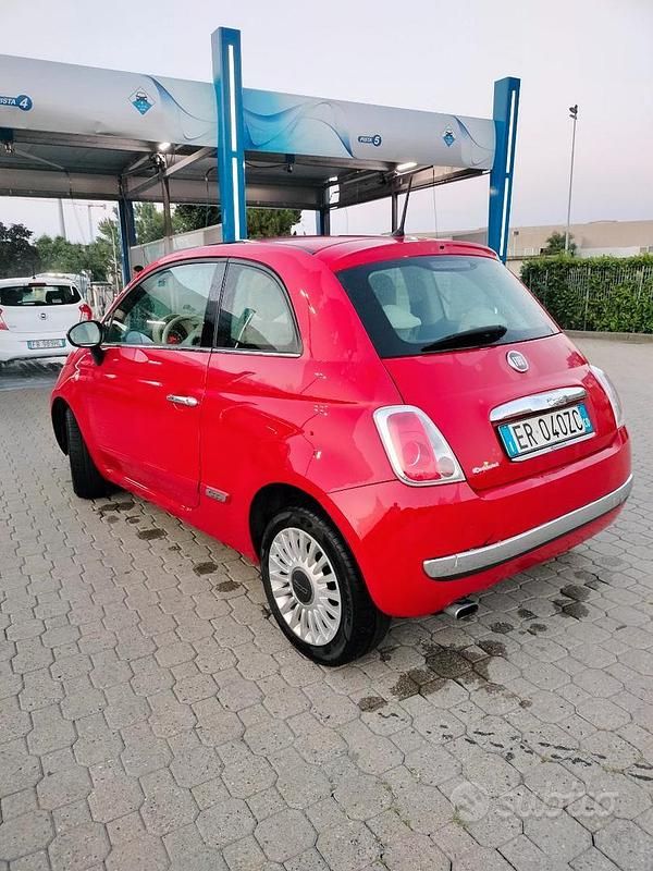 Usata Fiat 500 Lounge 69 CV (50 kW) 2013 Rosso