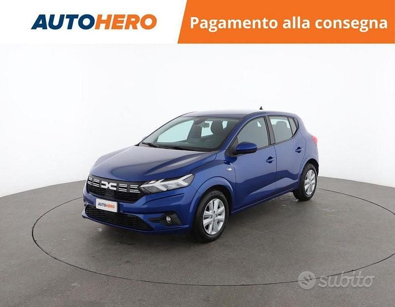 Blu Usata 2023 Dacia Sandero Expression Tre volumi | 13.899 € (Buon prezzo) - Immagine 1/2