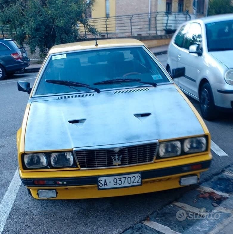 Usata Maserati Biturbo 1985 Giallo Coupé
