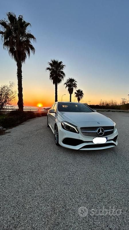 Usata Mercedes A180 109 CV (80 kW) 2016 Bianco Berlina