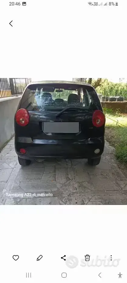 Usata Chevrolet Matiz 52 CV (38 kW) 2005 Nero Utilitaria