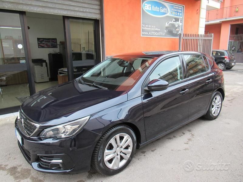 Usata Peugeot 308 Business-Line 131 CV (96 kW) 2020 Blu Berlina