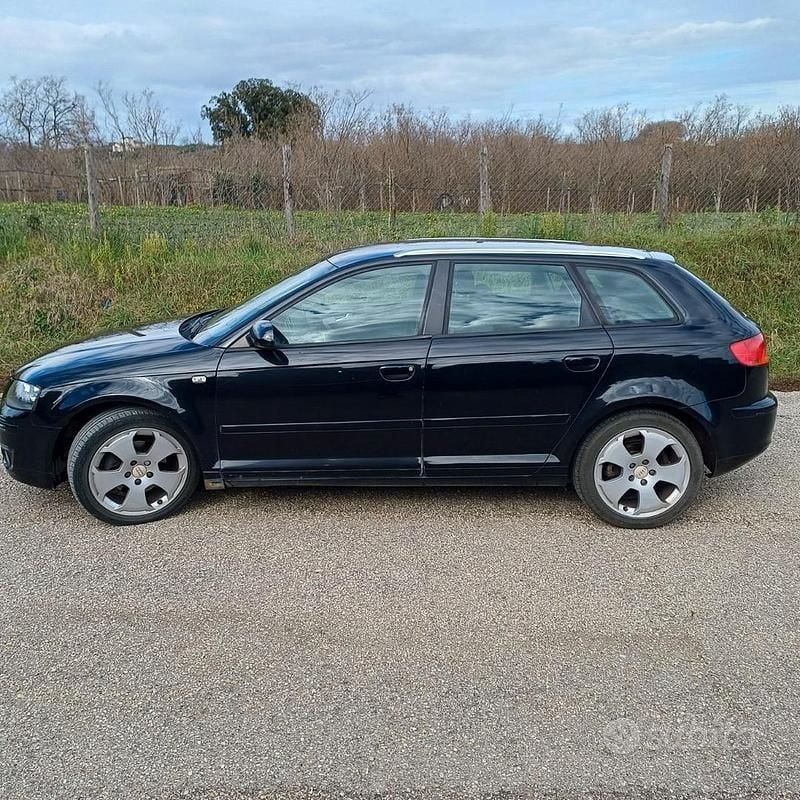 Usata Audi A3 Ambition 140 CV (102 kW) 2008 Nero Utilitaria