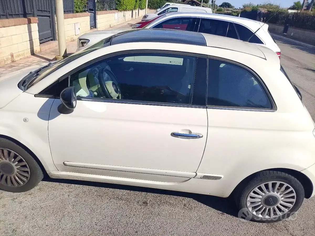 Usata Fiat 500 69 CV (50 kW) 2012 Bianco Utilitaria