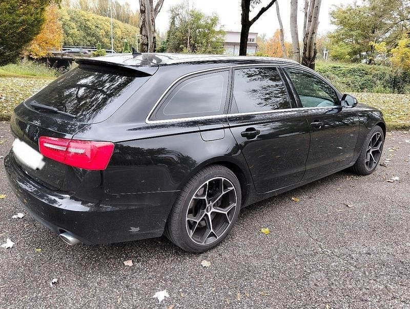 Usata Audi A6 S-Line 245 CV (180 kW) 2013 Nero Station wagon