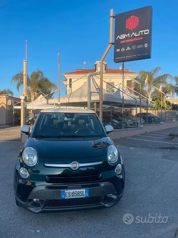Usata Fiat 500L Trekking 85 CV (62 kW) 2013 Verde Monovolume
