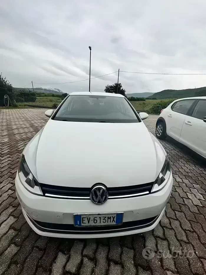 Usata VW Golf VII 90 CV (66 kW) 2014 Bianco Berlina