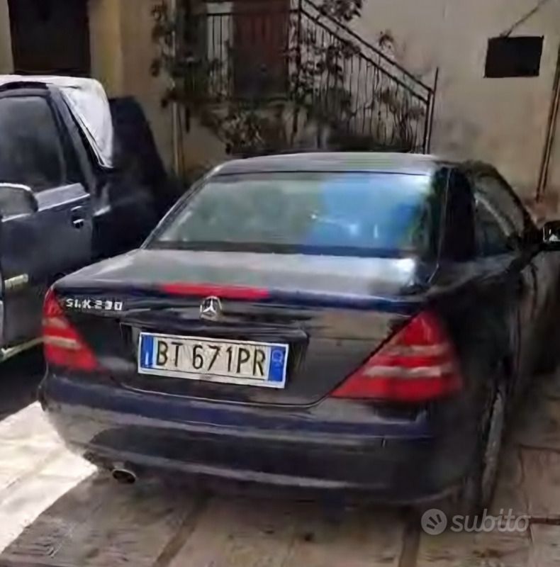 Usata Mercedes SLK230 2001 Nero Cabrio