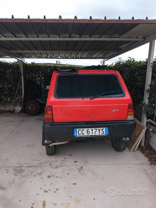 Usata Fiat Panda 4x4 1985 Rosso Utilitaria