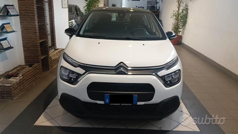 Usata Citroën C3 Feel 102 CV (75 kW) 2021 Bianco Utilitaria