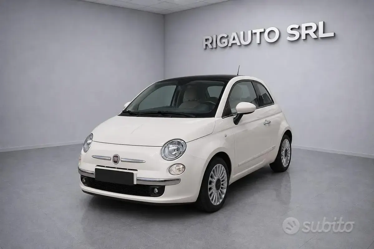 Usata Fiat 500 69 CV (50 kW) 2013 Bianco Berlina
