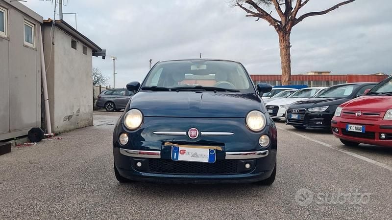 Usata Fiat 500 95 CV (69 kW) 2016 Blu Berlina